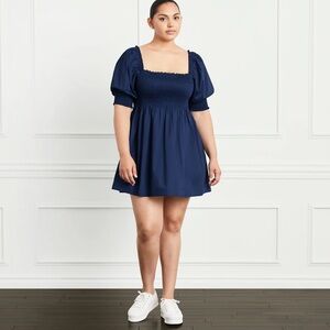 Navy Athena nap dress